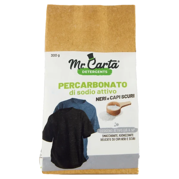 Mr Carta Percarbonato di Sodio Attivato Neri sacchetto 300g