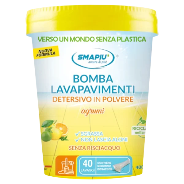Bomba Lavapavimenti Agrumi 400g